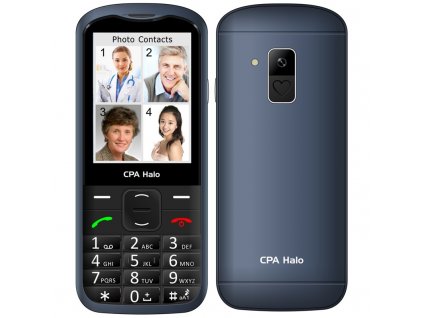 Mobilní telefon CPA Halo 28 Senior - modrý