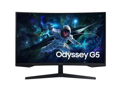 Herní monitor Samsung Odyssey G5 G55C 32",LED podsvícení, VA panel, 1ms, 2500: 1, 300cd/m2, 2560 × 1440 WQHD, - černý