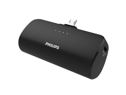 Powerbanka Philips 2500mAh, Micro USB - černá