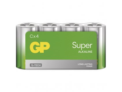 Baterie alkalická GP Super C (LR14), 4 ks