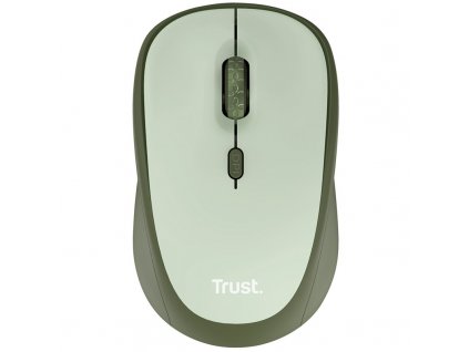 Myš Trust Yvi+ Silent Wireless Eco optická/4 tlačítek/1600DPI - zelená