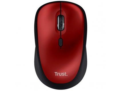 Myš Trust Yvi+ Wireless optická/4 tlačítka/1600DPI - červená