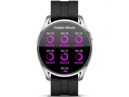 Chytré hodinky Aligator Watch Pro X - stříbrné