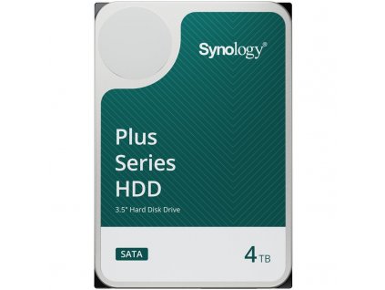 HDD 3,5" Synology Plus Series HAT3300 4TB SATA III, rychlost otáček: 5400 ot/min, 256MB cache