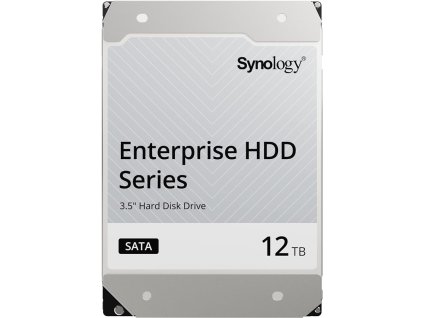 HDD 3,5" Synology Enterprise Series HAT5300 12TB SATA III, rychlost otáček: 7200 ot/min, 256MB cache