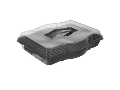 Plastový přenosný box s víkem Orion GREY 45x34,5x9,5cm šedá