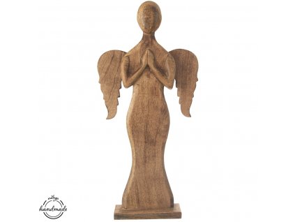 Dřevěný anděl Orion Mango 107,5 cm