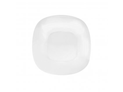 Opálový dezertní talíř Orion LUNA 20x20cm bílá