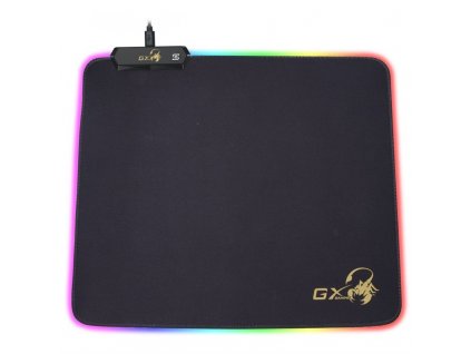 Podložka pod myš Genius GX-Pad 300S RGB, 32 x 27 cm - černá
