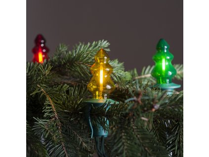 LED Souprava Stromek barevný TVP-12, 12 svět.zdrojů LED Filament 20V/0,2W