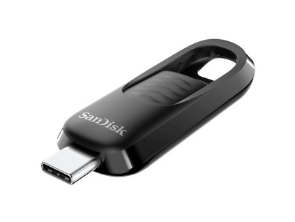 Flash USB SanDisk Ultra Slider 64 GB USB-C - černý