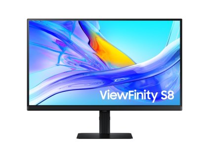 Monitor Samsung ViewFinity S8 27",LED podsvícení, IPS panel, 5ms, 1000: 1, 350cd/m2, 3840 × 2160, - černý
