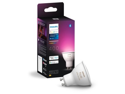 Chytrá žárovka Philips Hue 4.2W, GU10, White and Color Ambiance, 1 ks