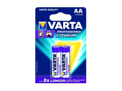 Baterie lithiová Varta Professional Lithium AA, FR06, blistr 2ks