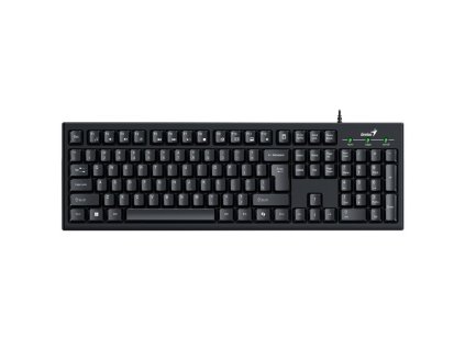 Klávesnice Genius Smart KB-100, drátová, copilot, USB, CZ+SK layout - černá