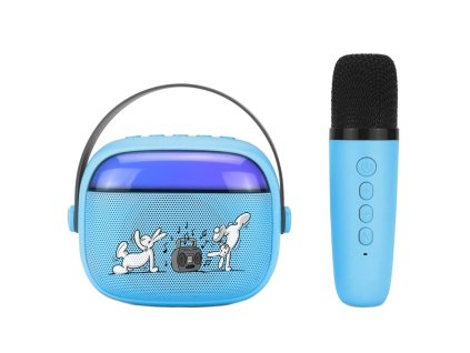 Přenosný reproduktor GoGEN BOB A BOBEK PARTY, modrý