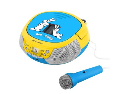 Radiopřijímač s CD GoGEN BOB A BOBEK PŘEHRÁVAČ, modrý