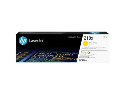 Toner HP 219X, 2500 stran - žlutý