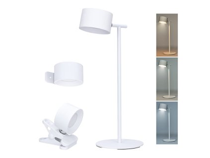 Stolní LED lampička Solight WO68-W 3v1, 280lm, stmívání - bílá