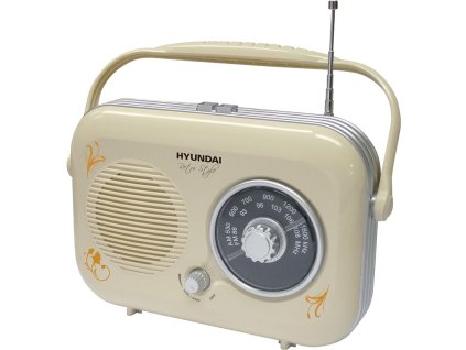 Radiopřijímač Hyundai PR 100B Retro, béžová