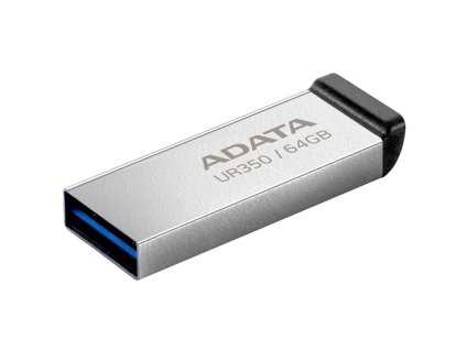 Flash USB HP Online ADATA UR350 64GB USB 3.2 - černý/stříbrný