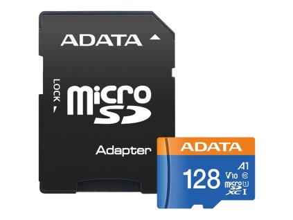 Paměťová karta HP Online ADATA Premier MicroSDXC 128GB UHS-I (100R/25W) + adaptér
