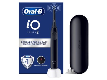 Zubní kartáček HP Online Oral-B iO Series 2 Night Black s cestovním pouzdrem