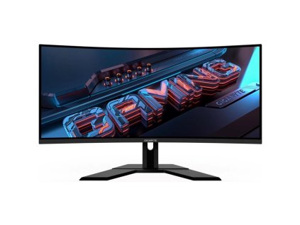 Herní monitor GIGABYTE G34WQCP 34",LED podsvícení, VA panel, 1ms, 4000: 1, 350cd/m2, 3440 × 1440, - černý