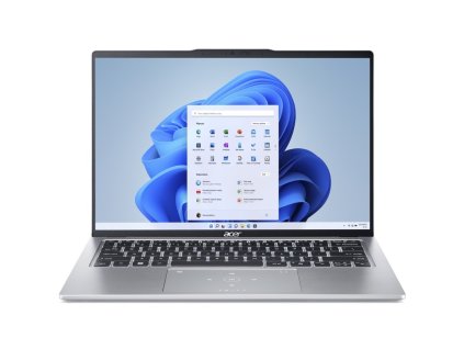 Notebook HP Online Acer Swift Go 14 (SFG14-73-788K) INTEL Core U7-155U, 14", RAM 16GB, SSD 1024 GB, Intel Arc Graphics, FPR, Microsoft Windows 11 Home - stříbrný