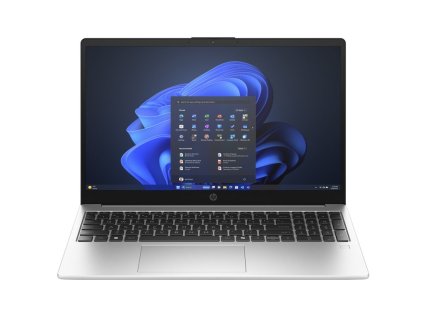 Notebook HP 250R G10 INTEL Core 5-120U, 15.6", RAM 16GB, SSD 512GB, Intel UHD Graphics, FPR, Microsoft Windows 11 Pro - stříbrný
