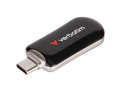 Flash USB Verbatim Plectra 256GB USB-C - černý