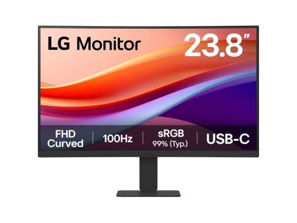 Monitor LG 24U421A-B 23.8",LED podsvícení, VA panel, 5ms, 3000: 1, 220cd/m2, 1920 × 1080 Full HD, - černý