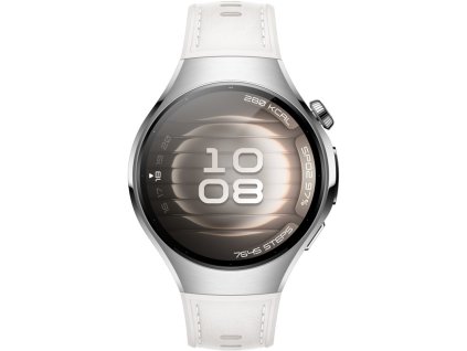 Chytré hodinky Huawei Watch 5 42 mm LTE - Silver + White Composite Strap