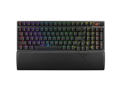 Klávesnice Asus ROG Strix Scope II 96 Wireless (ROG NX Snow), CZ/SK - černá