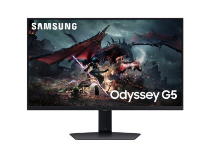 Monitor Samsung Odyssey G5 27",LED podsvícení, IPS panel, 1ms, 1000: 1, 350cd/m2, 2560 × 1440 WQHD, - černý