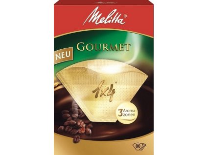 Filtr do kávovarů Melitta 1x4/80 GOURMET-hnědá