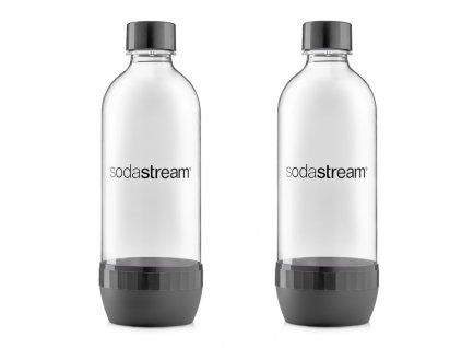 Láhev SodaStream plastová šedá 1l (2ks)