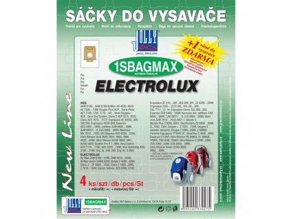 Sáčky do vysavače Jolly MAX 1 SBAG (4+1+1ks) do vysav. PHILIPS, ELECTROLUX, TORNADO, VOLTA