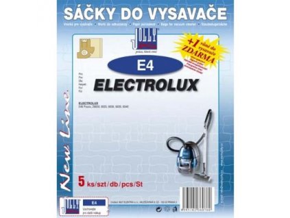 Sáčky do vysavače Jolly E 4 (5ks) do vysav. ELECTROLUX Praxio