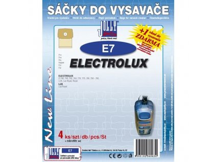 Sáčky do vysavače Jolly E 7 (4ks) do vysav. ELECTROLUX