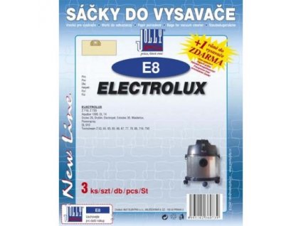 Sáčky do vysavače Jolly E 8 (3ks) do vysav. ELECTROLUX