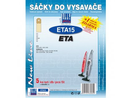 Sáčky do vysavače Jolly ETA 15 (5+1ks) do vysav. ETA