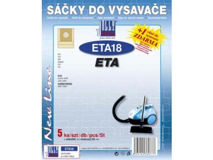 Sáčky do vysavače Jolly ETA 18 (5+1+1ks) do vysav. ETA