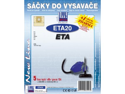 Sáčky do vysavače Jolly ETA 20 (5ks) do vysav. ETA