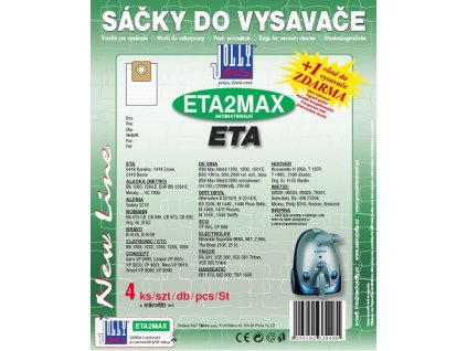 Sáčky do vysavače Jolly MAX ETA2 (4+1ks) do vysav. ETA