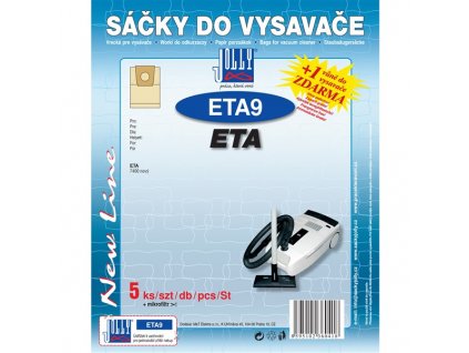 Sáčky do vysavače Jolly ETA 9 (5+1ks) do vysav. ETA