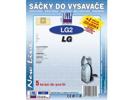 Sáčky do vysavače Jolly LG 2 (5ks) do vysav. LG, GOLD STAR