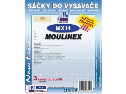 Sáčky do vysavače Jolly MX 14 (3+1ks) do vysav. MOULINEX