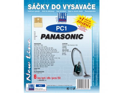 Sáčky do vysavače Jolly PC 1 (6+1ks) do vysav. PANASONIC