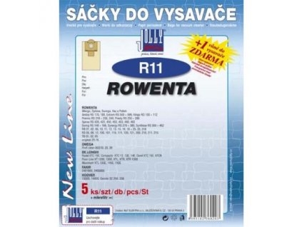 Sáčky do vysavače Jolly R 11 (5+1ks) do vysav. ROWENTA